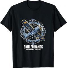 Aviation Technician Designs Aviation Electronics Technician Aircraft Airframe T-Shirt