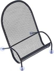 Business Card Holder and Cell Phone Stand Versatile Desktop Organizer for Office Home and Dorm Use Stable Chair Design for Name Cards and Smartphones