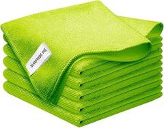 Microfiber Cleaning Cloth for Kitchen Housekeeping Dish Electronics Dust Rags Thick Lint Free Car Wash DryingTowel (12