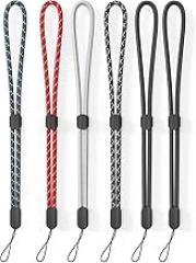 Hand Wrist Strap Lanyard, 6 Pack Adjustable Colorful Nylon Hand Wrist Straps for GoPro, Camera, Keys, Keychain, Phone, USB Flash Drive, Wallet, ID Name Tag Badge (Mixed Vibrant)