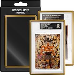 Graded Card Guard Case for Standard BGS Slab Case | Metallic Colors | Matte Finish | Stackable | Made to Fit BGS | Solid TPU and PC Design. (Gold)