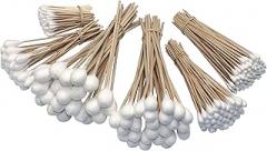 Grip 325 pc Cotton Swab Assortment - Auto Detailing, Electronics, Lubricant Application, Cleaning Firearms, Pets - Super Absorbent - Low Lint - Wood Handles - Home, Garage, Workshop, Office