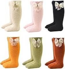 Baby Girls Knee High Socks Summer Breathable Tube Stockings Dress Socks Cotton Ruffled Knee Sock