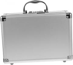 DOITOOL Aluminum Suitcase Tool Organizer Briefcase Box for Makeup Electronics Jewelry Portable Toolbox Handle