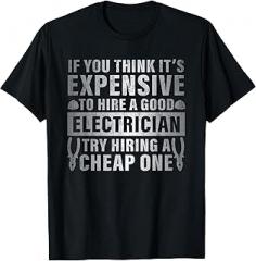 Electrician Art For Men Dad Electronics Mens Funny Electrician Art For Men Dad Electronics Engineering T-Shirt