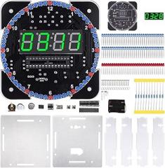 Digital Clock Soldering Set with Battery Case Enclosure for Science Projects Electronics Learning & Home Office