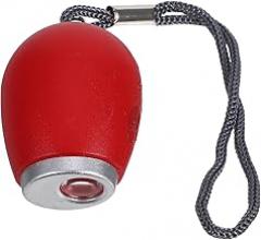 Sewroro Mini Portable LED Digital Projection Clock with Red Hanging Strap, Time Projection Flashlight and Travel, Compact Electronic Alarm Clock for Bedroom and Home Use