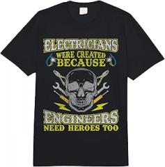 Electrician Gifts & Accessories Electrician Electrical Engineer - Electronics Engineer Electromaster Comfort Colors Adult Heavyweight T-Shirt