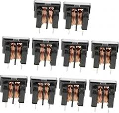 Cabilock 10Pcs Mode Inductor Filters Pitch Inductance Choke for Electronic Products High Capability Low Magnetic Leakage