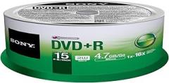 Sony DVD+R (15 pk Spindle)