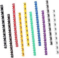 TEHAUX 100pcs Cable Labels Wire Identification Tags for Easy Organization of Cords Power Cables and Electronics Color-Coded Markers for Use