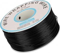 Zerodis Tin Plated Copper Wire Strand for Electronic Test and Better Oxidation (Black)