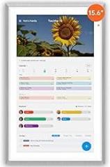 ApoloSign 15.6-inch Digital Calendar: Dual Mode Calendars with Google Play & Multi-calendar Sync, Electronic Planner & Chore Chart, Smart Touchscreen, Interactive Display for Family Schedules (Gray Wood, 15.6