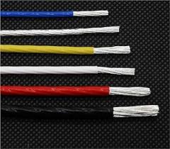 5M/10M PTFE Silver Plated Wire 30AWG ~ 10AWG OFC Electronic HiFi Audio Speaker Headphone DIY Signal Copper Cable(Orange,10 Meters_10AWG 4.2MM SQ6.0)