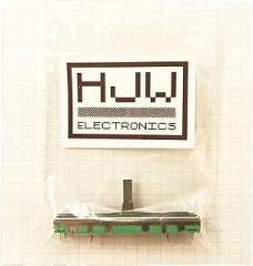 Stereo Slider Potentiometer A50K X2 60mm Length 45mm Travel Log Audio Volume A Taper Fader