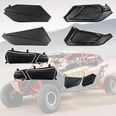 Chelhead X3 Lower Doors With Storage Bag Comaptibe with Can Am Maverick X3 Max RS DS 2017+