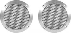 Aboiled 2X 4 Inch Aluminum Car Tweeter Speaker Grill Covers - Full Mesh Design Optimal Sound