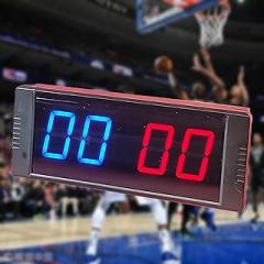 Digital Scoreboard 1.5 Inch Electric Score Keeper, Portable Magnetic Electronic Scoreboard with Remote, Adjustable Brightness, Keeping Scores 0-99, for Basketball, Football, Volleyball