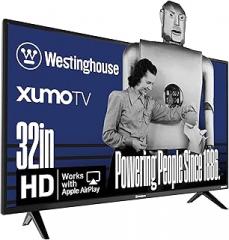 Westinghouse 32-inch Smart TV, HD Xumo TV with Voice Remote, Flat Screen Television w/Dolby Atmos, Bluetooth, Apple AirPlay, Wi-Fi & Mobile Connectivity