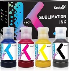 Koala Premium Sublimation Ink for ET Series Inkjet Printers ET-2400 ET-2800 ET-2803 ET-2850 ET-2720 ET-2760 ET-4800 ET-3760 ET-7720 ET-15000 /Upgrade Version/Auto-Fill
