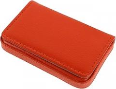 Milisten Portable Pu Business Card Holder Case Capacity Organizer for Office Clinics Stylish Design Scratch-resistant Storage