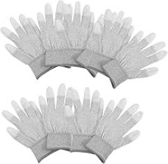 5pairs Anti-static Gloves Durable Coated Working Gloves for Precision Tasks Electronics Automotive and Aerospace Industries Non-slip Design for Enhanced Grip and Thermal Protection