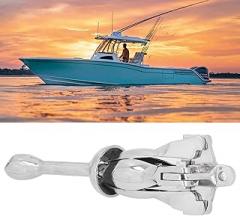 7lbs Foldable Grapnel Anchor, Stainless Steel Folding PWC and Boat Anchor Kit, 316 Stainless Steel Practical Hardware for Marine Boat Yacht