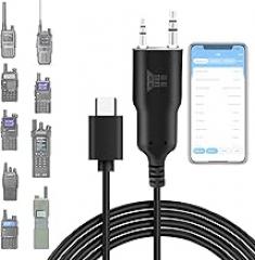 Ham Radio Phone APP Wireless Programming Type-C Cable for BF-F8HP PRO DM-32 GM-15 PRO UV-5R mini BF-888S UV-82 AR-152 UV-21R RT-22 Multiple Models