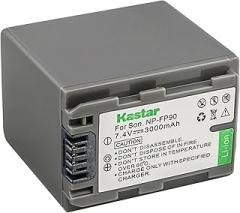 Kastar 1-Pack Battery NP-FP90 / NP-FP91Replacement for Sony DCR-HC40, DCR-HC41, DCR-HC42, DCR-HC43, DCR-HC44, DCR-HC46, DCR-HC65, DCR-HC85, DCR-HC94, DCR-HC96, DCR-SR30, DCR-SR40 Camera