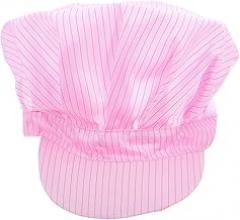 Anti-Static Mesh Working Cap for Electronics Industry, Breathable Dustproof Protective Hat with Ear Secure Design, Pink Protective Cap for Food and Coating Industry Use