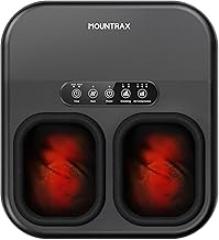 MOUNTRAX Shiatsu Foot Massager with Heat, Deep Kneading Foot Massager for Plantar Fasciitis, Neuropathy, Improve Circulation and Pain Relief – DIY Customizable Design Foot Massage with Drawing Pen