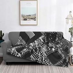 Electronic Chip Circuit Blanket Ultra Soft Micro Fleece Blanket Throw for Couch Sofa Bed
