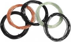 5 Rolls Bonsai Training Wire Set Aluminum Alloy Modeling Wire for Bonsai Plants and DIY Crafts with Vibrant Colors Easy to Shape