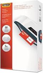 Fellowes Hot Laminating Pouches, ID Tag, Punched with Clip, 5 mil, 25 Pack (52033)