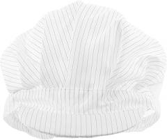 Mikinona Anti-Static Breathable Working Cap White for Electronics Industry, Dust-Resistant Protective Unisex Hat for Clean Room and Coating Workshop Use