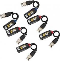 6Pcs Video Power Balun 8MP Thunder Transmitter for CVI TVI AHD CVBS Transceiver Thunder Waving 4 Design Supply AHD TVI C Video Power BalunHD Balun8MP