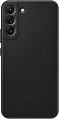 Samsung Electronics Galaxy S22+ Leather Cover, Protective Phone Case, Camera Lens Protection, Shockproof, Premium, Elegant, Slim Design, US Version, Black,EF-VS906LBEGUS