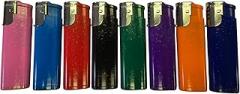 Assorted Color Refillable Electronic Jet Flame Lighter, 4ct, 1274JNEON-4