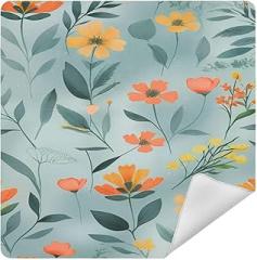 Colorful Flowers and Plants Camera Protective Wrap, Anti-scratch Lens Protector Wrapper, Magic Self-Adhesive Cloth for Cameras/DSLR/Laptop/Electronic Accessories, S