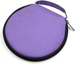 uxcell Car Purple Oxford Fabric 20 Disc CD VCD DVD Holder Wallet Storage Bag