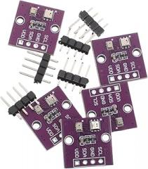 DOITOOL 5pcs Air Pressure Sensor High Accuracy Temperature Probe Detectors Atmospheric Pressure Sensor Modules Electronic Temperature and Humidity Meter Humidity Sensor Humidity Reader PCB