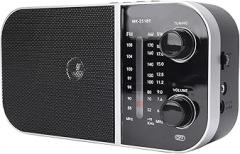 Portable AM FM SW Radio, Retro Handheld Bluetooth Speaker, Rechargeable Multi Band Radio with Anti Interference Chip for Travel (US Plug 110V)