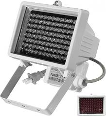 850nm IR Light, 96 LED Infrared Light, IP65 Waterproof IR Illuminator, IR Lights for Night Vision, CCTV Security Cameras, Indoor Warehouse Outdoor Backyard, Range 65.6ft, Angle 60 Degree