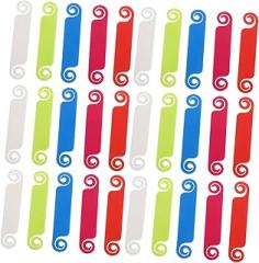 ABOOFAN 50pcs Reusable Cable Labels for Electronics Organization Wire Marking Tags Identification Card Slot for Charging Cords and Computer Cables