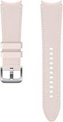 Samsung Electronics Hybrid Leather Silicone Watch Band Strap Medium/Large, for Galaxy Watch 4 and Galaxy Watch 4 Classic (US Version), Pink, (ET-SHR89LPEGUJ)