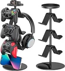Game Controller Stand Headphone Holder, Multi Adjustable Game Controller Headset Hanger for All Universal Gaming PC Accessories, Xbox PS4 PS5 Nintendo Switch (4 Layers)