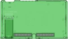 Translucent Back Plate DIY Replacement Housing Shell Case for NS NX Switch Console Without Electronics (Console-Jungle Green)
