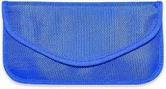 Faraday Bag, for Multishield Blocks Wireless Signals, Protects Electronics from Hacking, Spying (Color : Blue, Size : 20cmx10cm)
