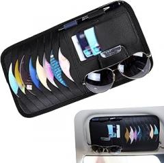 CD Case Holder for Car, DVD Vehicle Visor Storage, Large Capacity CD Visor Case,11.8