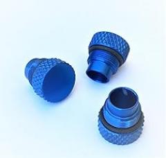 Port Sealing Cap for AIM Evo Solo 2 Data Logger Data Hub MyChron 712 Port Binder Cap (Blue, 3 caps)